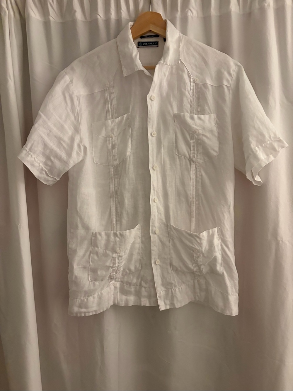 Men’s Mens cubavera top linen